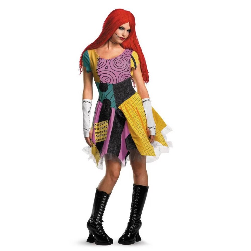Sally Ragdoll Halloween Costume 4/6 Nightmare Before Christmas Adult Womens